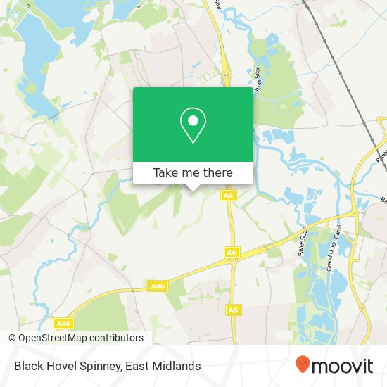 Black Hovel Spinney map
