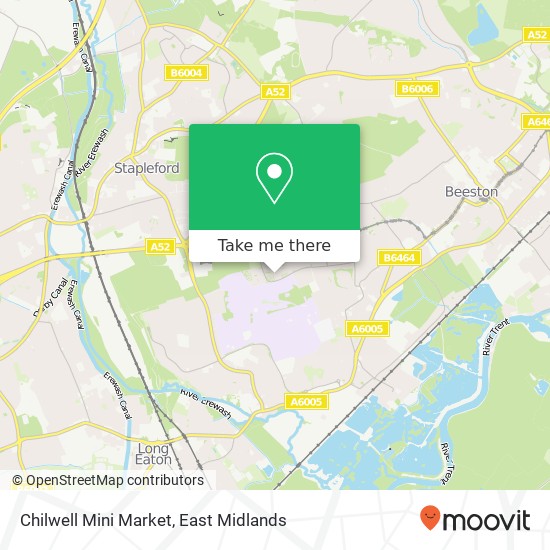 Chilwell Mini Market map