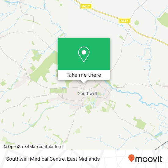 Southwell Medical Centre map