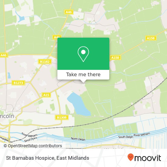 St Barnabas Hospice map