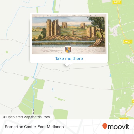 Somerton Castle map