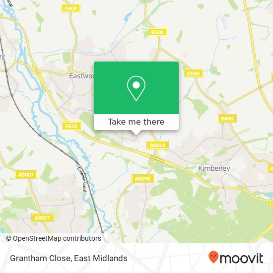 Grantham Close map