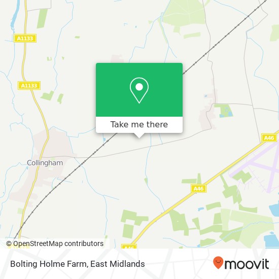 Bolting Holme Farm map