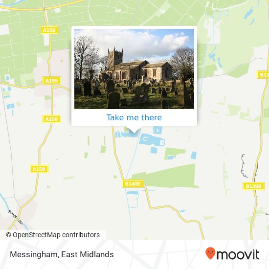 Messingham map