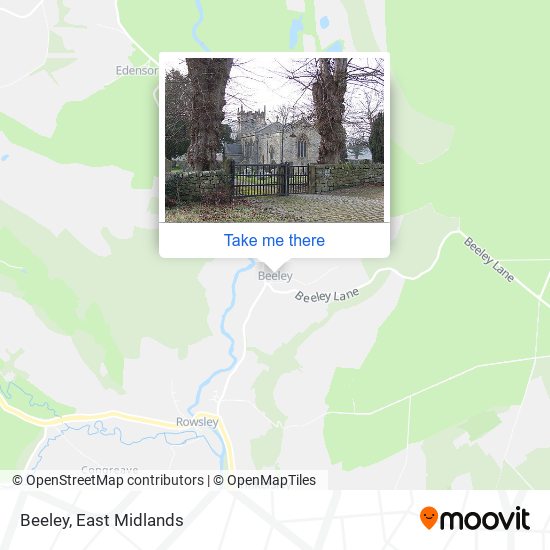 Beeley map