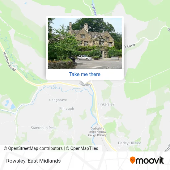 Rowsley map