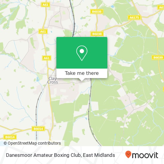 Danesmoor Amateur Boxing Club map