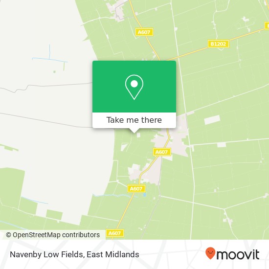 Navenby Low Fields map