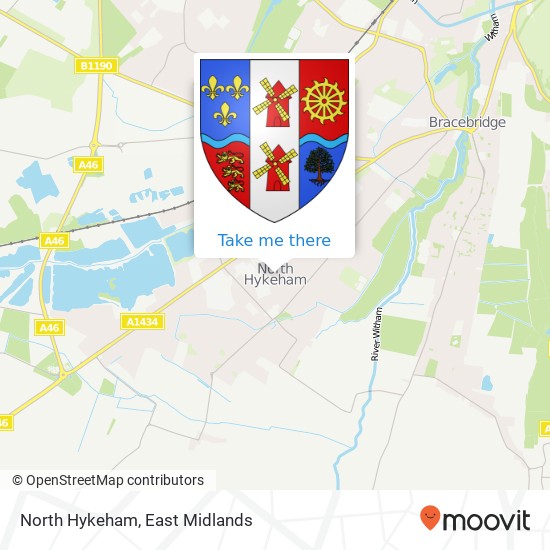 North Hykeham map