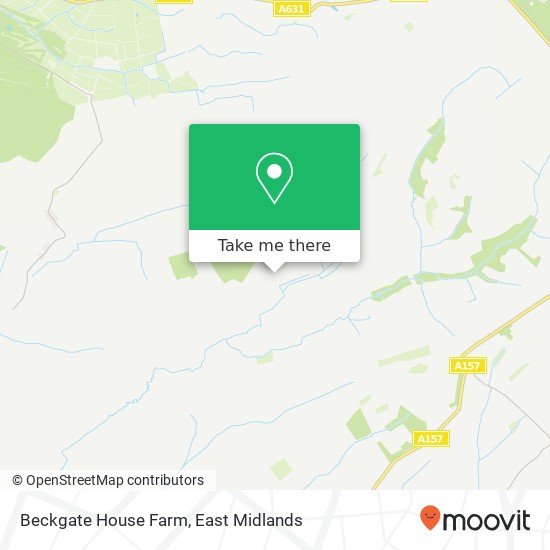 Beckgate House Farm map