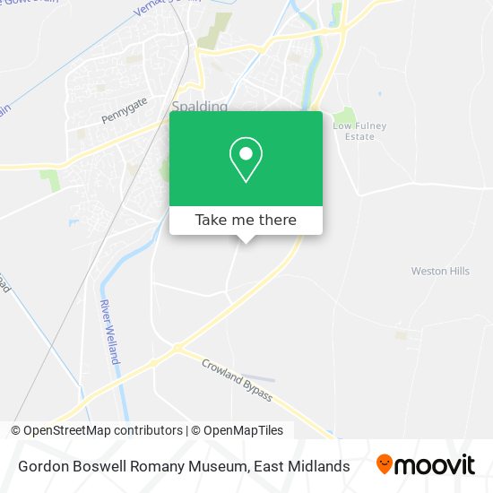 Gordon Boswell Romany Museum map