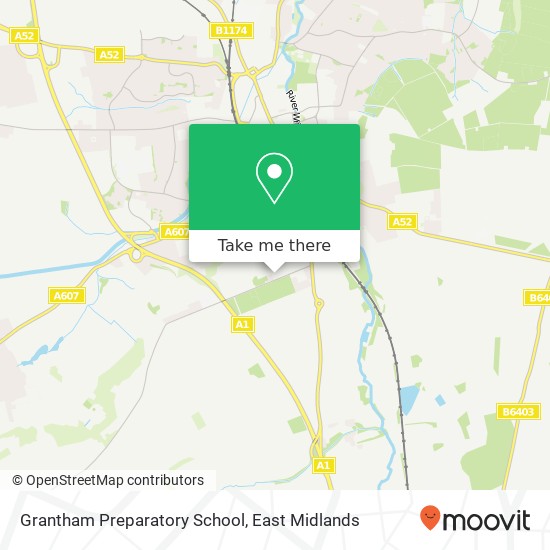 Grantham Preparatory School map