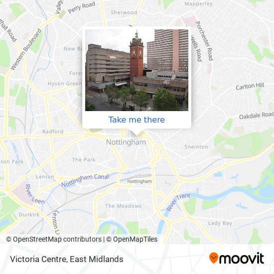 Victoria Centre map