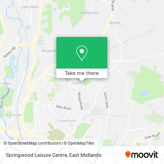 Springwood Leisure Centre map