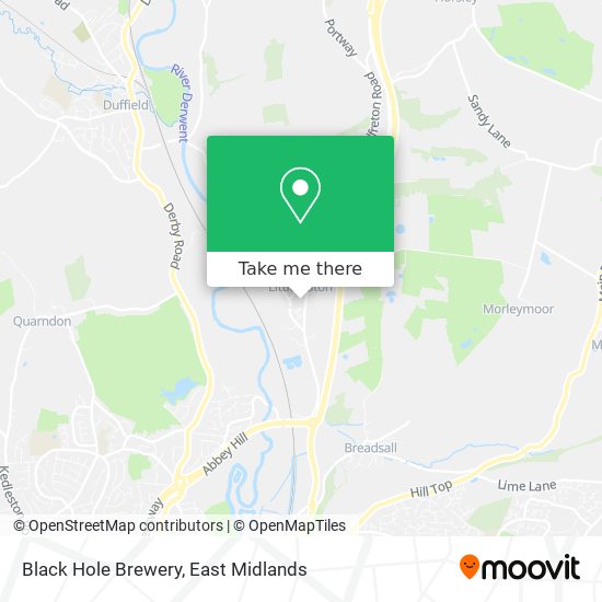Black Hole Brewery map