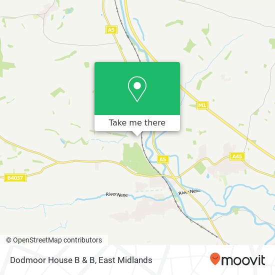 Dodmoor House B & B map