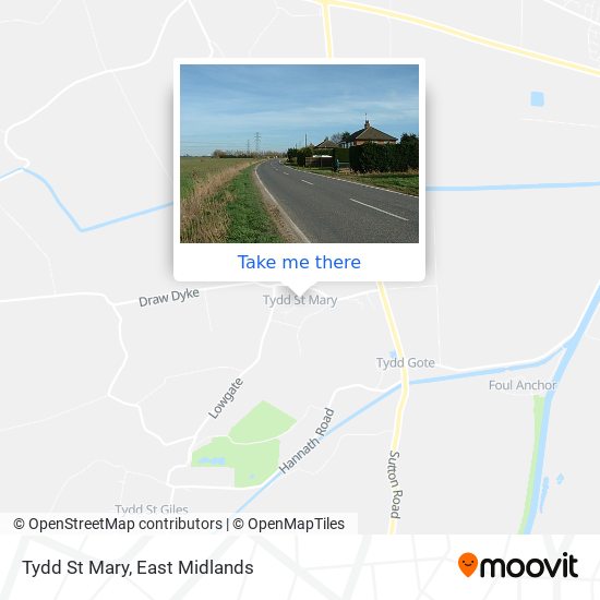 Tydd St Mary map