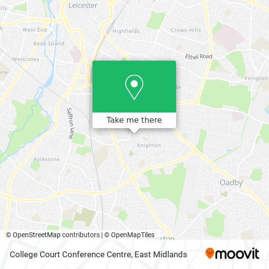 College Court Conference Centre map