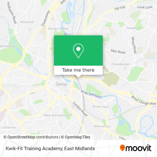 Kwik-Fit Training Academy map