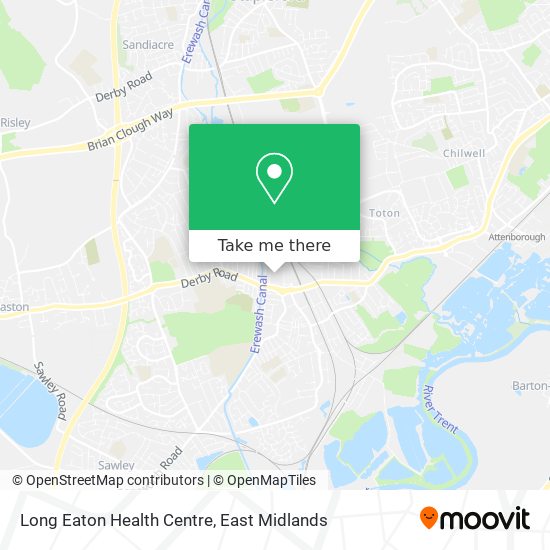 Long Eaton Health Centre map