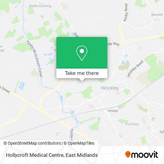 Hollycroft Medical Centre map