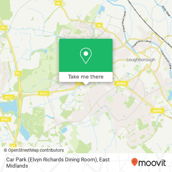 Car Park (Elvyn Richards Dining Room) map