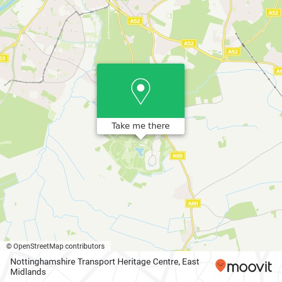 Nottinghamshire Transport Heritage Centre map