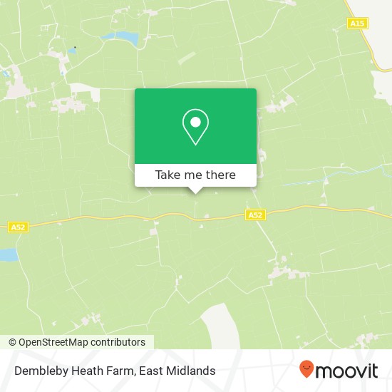 Dembleby Heath Farm map