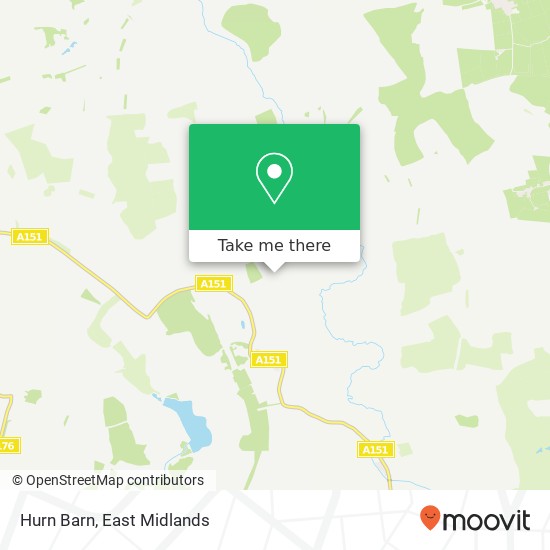 Hurn Barn map