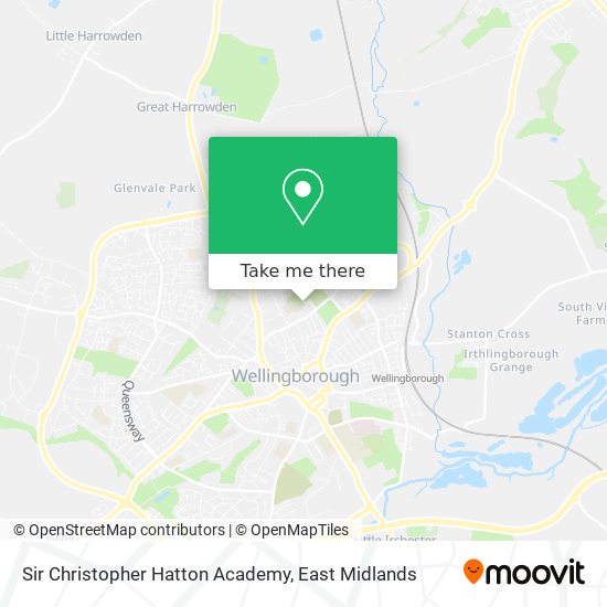 Sir Christopher Hatton Academy map