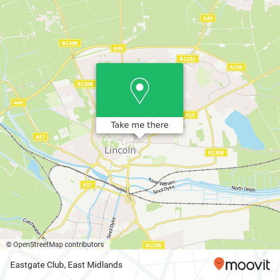 Eastgate Club map