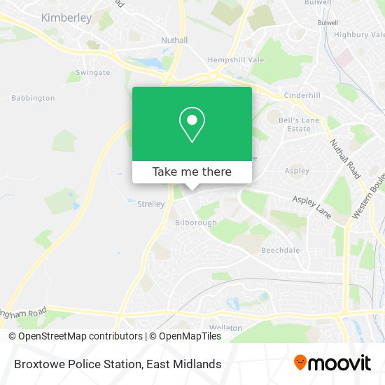 Broxtowe Police Station map