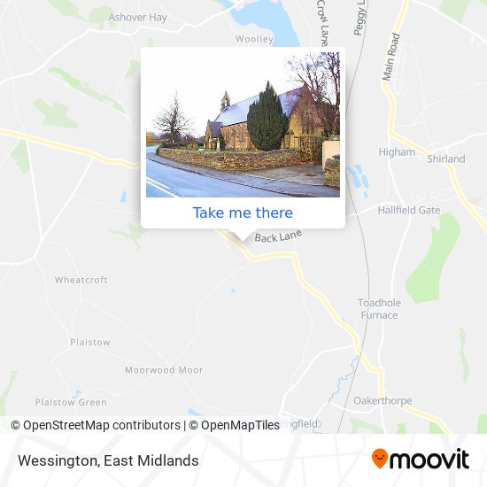 Wessington map