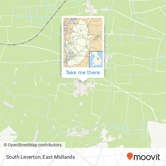 South Leverton map