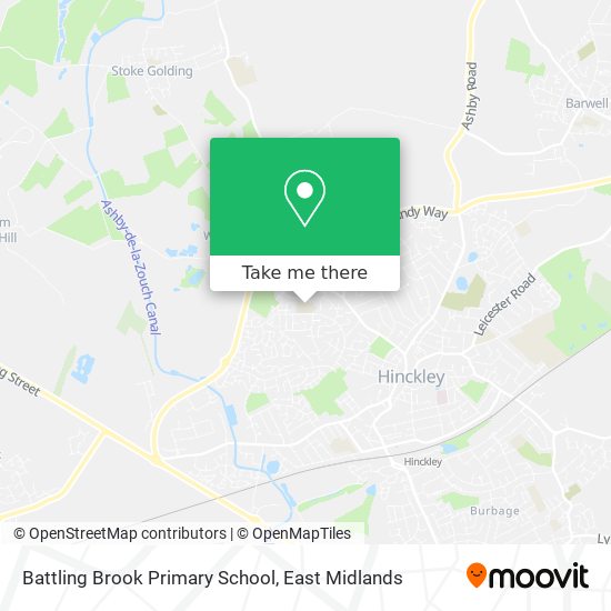 Battling Brook Primary School map