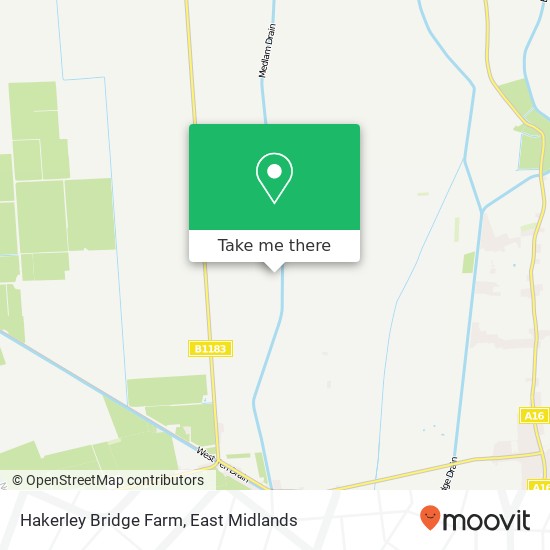 Hakerley Bridge Farm map
