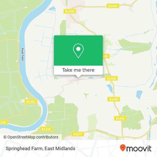 Springhead Farm map