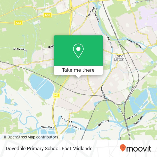 Dovedale Primary School map