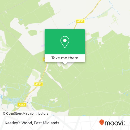 Keetley's Wood map