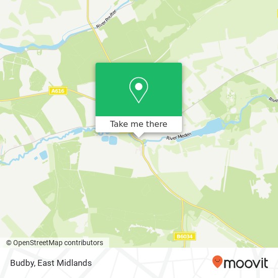 Budby map