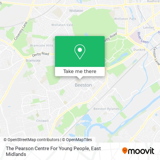 The Pearson Centre For Young People map