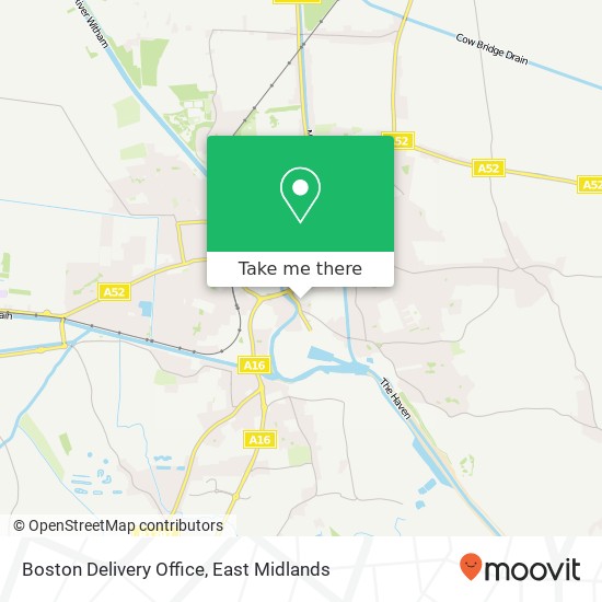 Boston Delivery Office map