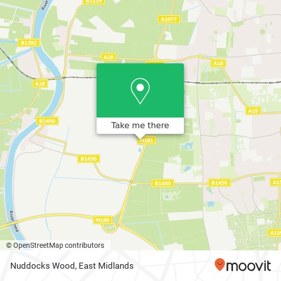 Nuddocks Wood map