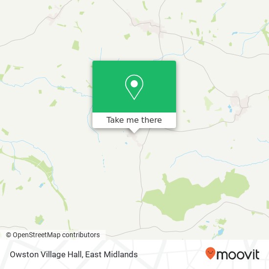 Owston Village Hall map