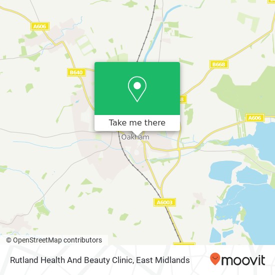Rutland Health And Beauty Clinic map
