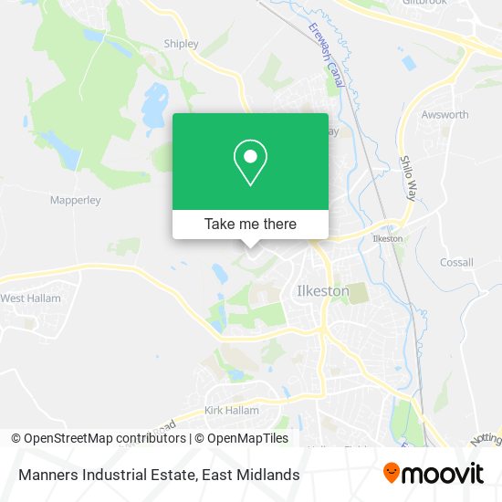 Manners Industrial Estate map