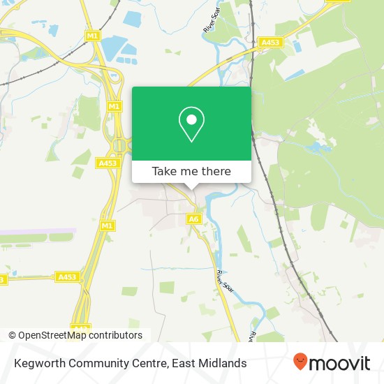 Kegworth Community Centre map