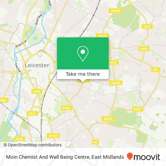 Moin Chemist And Well Being Centre map