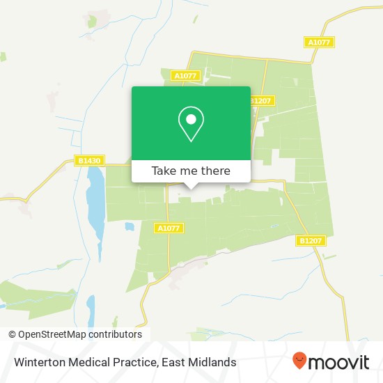 Winterton Medical Practice map