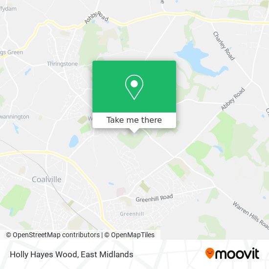 Holly Hayes Wood map